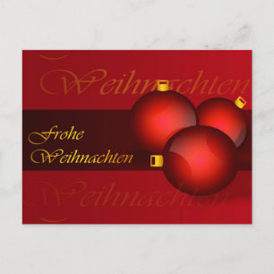 Frohe Weihnachten Postkarte