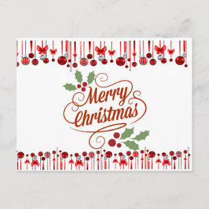 frohe Weihnachten Postkarte