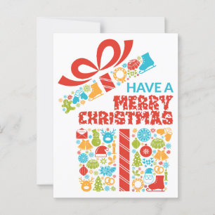 Frohe Weihnachten Postkarte