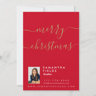 Frohe Weihnachten Postkarte Moderne Minimal