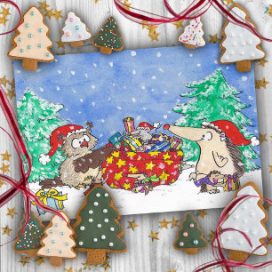 FROHE WEIHNACHTEN Postkarte von Nicole Janes