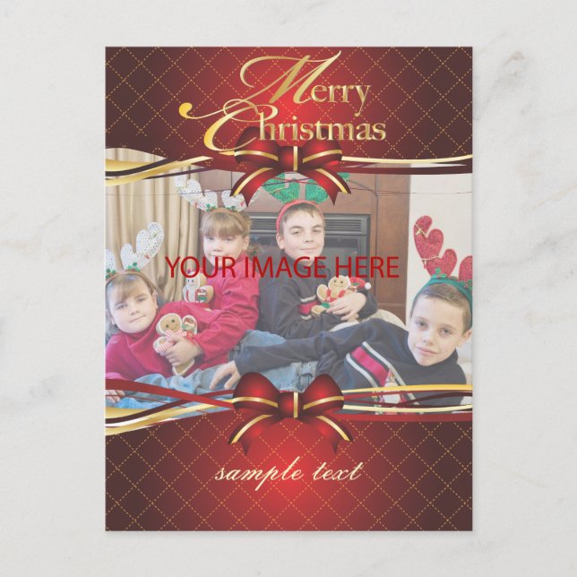 Frohe Weihnachten, Postkarten (Vorderseite)