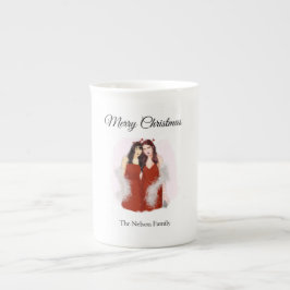 Frohe Weihnachten Prozellantasse