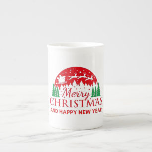 Frohe Weihnachten Prozellantasse