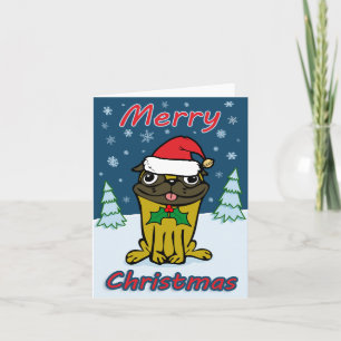 Frohe Weihnachten Pug