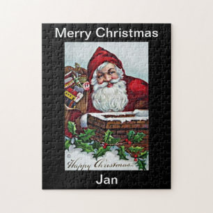 Frohe Weihnachten Puzzle-Design
