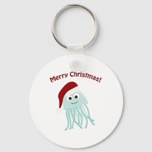 Frohe Weihnachten! Quallen Schlüsselanhänger