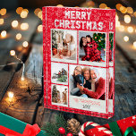 Frohe Weihnachten Red Doodles 5 Foto Familie Weihn<br><div class="desc">Sie suchen Weihnachtsgeschenke für Ehefrau / Weihnachtsgeschenke für Ehemann,  Weihnachtsgeschenke für die Familie? Schauen Sie sich unsere frohen Weihnachts Red Doodles 5 Foto Familie Xmas Foto Block! Dieser personalisierte Acrylglas-Foto-Block mit lustigen Weihnachtsdoodles. Sie können den Familiennamen personalisieren und 5 Fotos hinzufügen.</div>