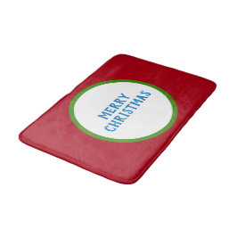 Frohe Weihnachten Red Green Blue Badematte