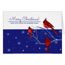 Frohe Weihnachten. Red Kardinals Custom Holiday Ca
