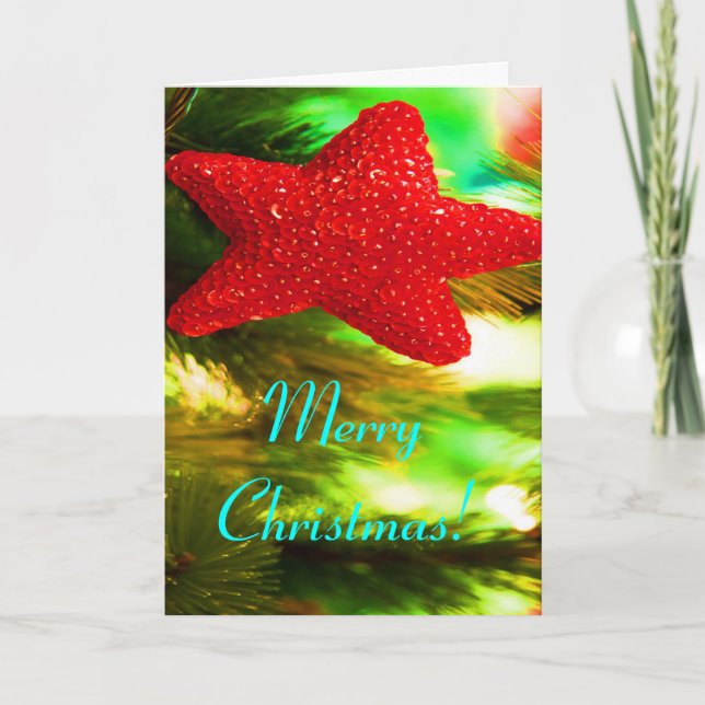 Frohe Weihnachten Red Star II (Vorderseite)