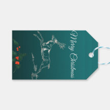 Frohe Weihnachten Reindeer & Mistletoe