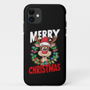 Frohe Weihnachten Rentier Xmas Urlaub Case-Mate iPhone Hülle