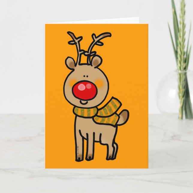 Frohe Weihnachten - Rentiere (Vorderseite)