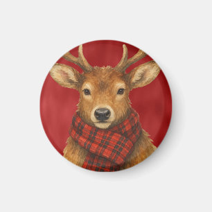 Frohe Weihnachten Rentiere Magnet