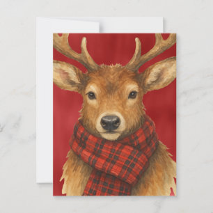 Frohe Weihnachten Rentiere Postkarte
