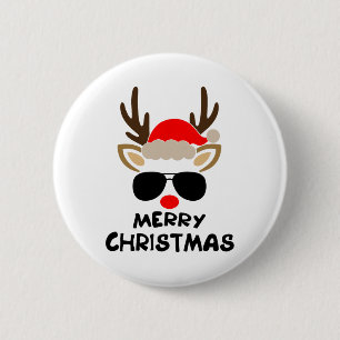 Frohe Weihnachten Rentiere Xmas Familie Männer Fra Button