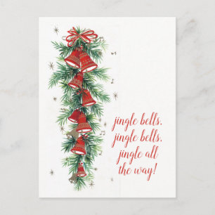 Frohe Weihnachten Retro Jingle Bells & Pines