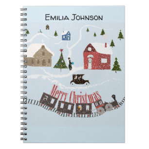 Frohe Weihnachten, Retro Notizblock