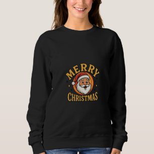Frohe Weihnachten Retro-Santa-Sweatshirt Sweatshirt