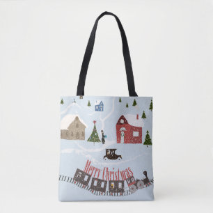Frohe Weihnachten , retro Tasche