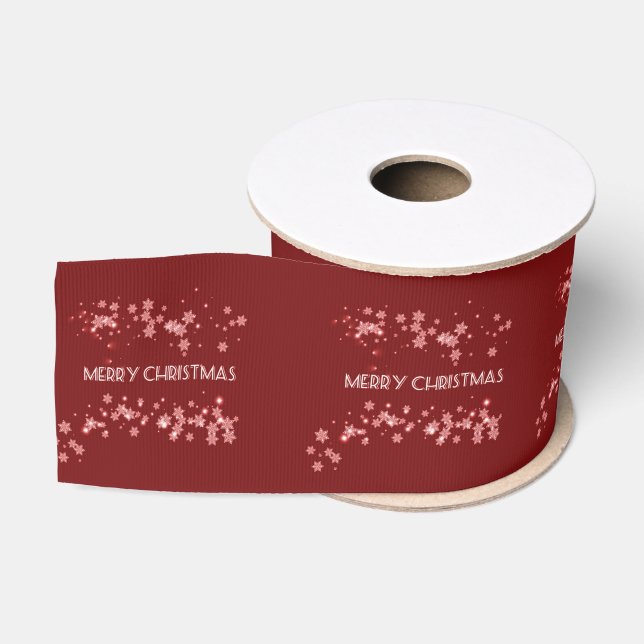 Frohe Weihnachten Ripsband (Spule)