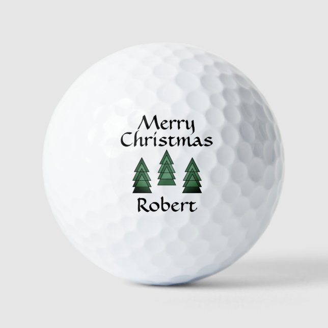 Frohe Weihnachten #Robert Golfbälle von dalDesignN (Vorderseite)