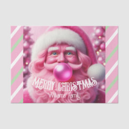 Frohe Weihnachten Rosa Blase Gum | Name der benutz Seidenpapier