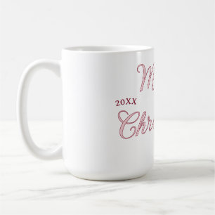 frohe weihnachten rosa familienname 20xx pastell m kaffeetasse