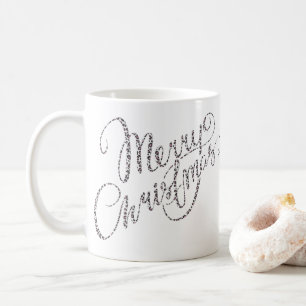 Frohe Weihnachten - rosa Leopard-Druck-Tasse Kaffeetasse