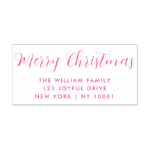 Frohe Weihnachten Rosa Typografie