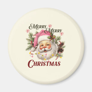 Frohe Weihnachten - Rosa Weihnachten Magnet