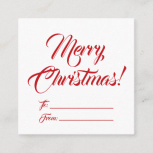 Frohe Weihnachten rot bis von elegantem Skript lee Begleitkarte