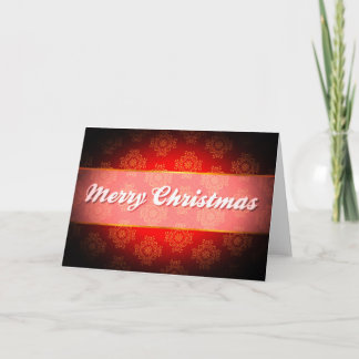 Frohe Weihnachten Rot Elegant Moderner Urlaub Karte