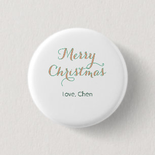 frohe weihnachten rot grün name liebe stilvoll mod button