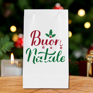 Frohe Weihnachten Rot und Grün Weihnachten  Kleine Geschenktüte