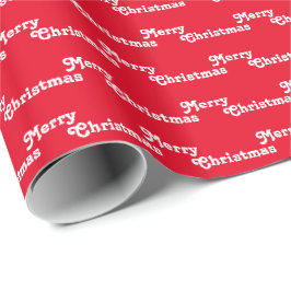 Frohe Weihnachten rot-weiße Muster Geschenk Geschenkpapier