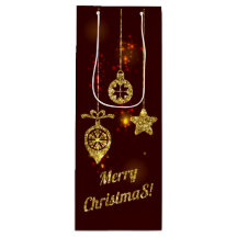 Frohe Weihnachten Roter Feiertag Glitzer Sparkling