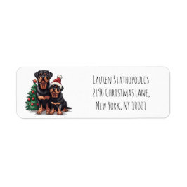 Frohe Weihnachten Rottweiler Dog Weihnachtsbaum