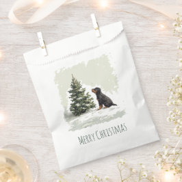 Frohe Weihnachten Rottweiler Dog Weihnachtsbaum Geschenktütchen