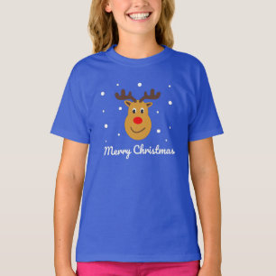Frohe Weihnachten Rudolph Reindeer T - Shirt