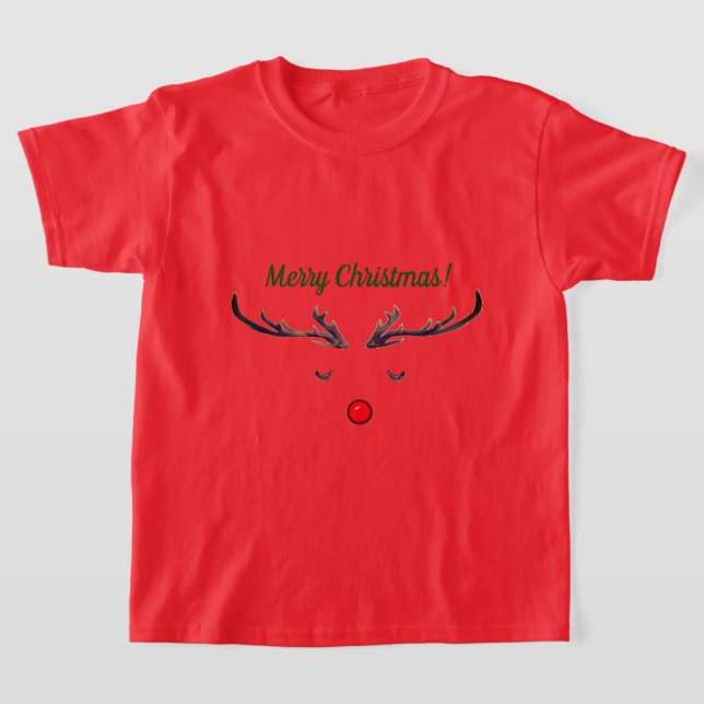 Frohe Weihnachten Rudolph T - Shirt (Ablage )