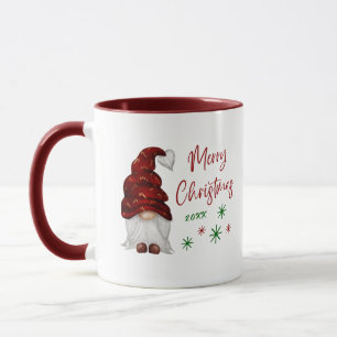Frohe Weihnachten Rustikale Female Gnome Spaß Urla Tasse
