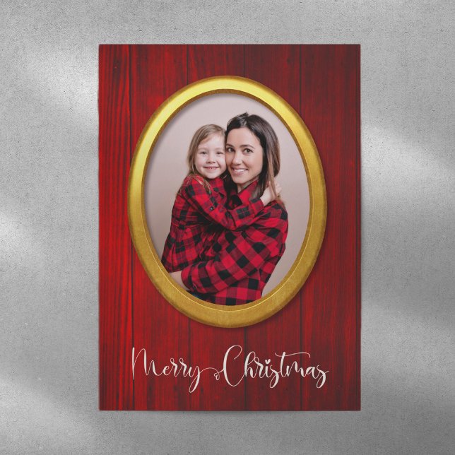 Frohe Weihnachten Rustikale Niedliche Rahmen hinzu (Von Creator hochgeladen)