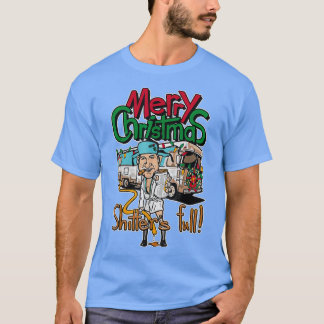 Frohe Weihnachten RV Camping Shitters Full Funny T-Shirt