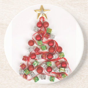 Frohe Weihnachten Sandstein Untersetzer
