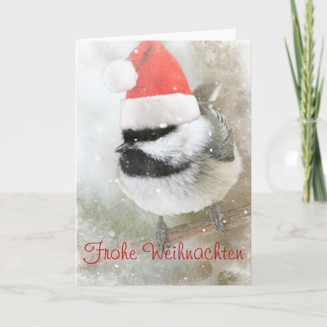Frohe Weihnachten Sankt Chickadee (Vorderseite)