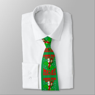 Frohe Weihnachten Santa biden kamala harris dinosa Krawatte