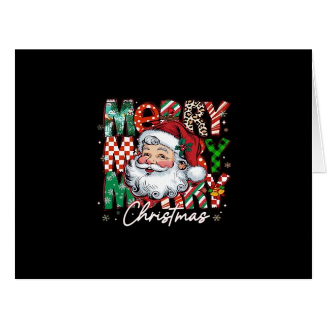 Frohe Weihnachten Santa Claus Essential (Vorderseite (Horizontal))