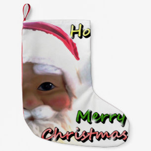 Frohe Weihnachten Santa Clause Kleiner Weihnachtsstrumpf
